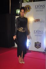 Lisa Haydon at the 21st Lions Gold Awards 2015 in Mumbai on 6th Jan 2015